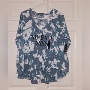 NWT Torrid Size 0 Tie dye Raglan shirt